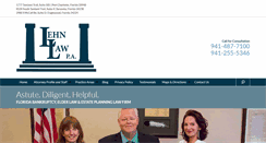 Desktop Screenshot of lehnlaw.com